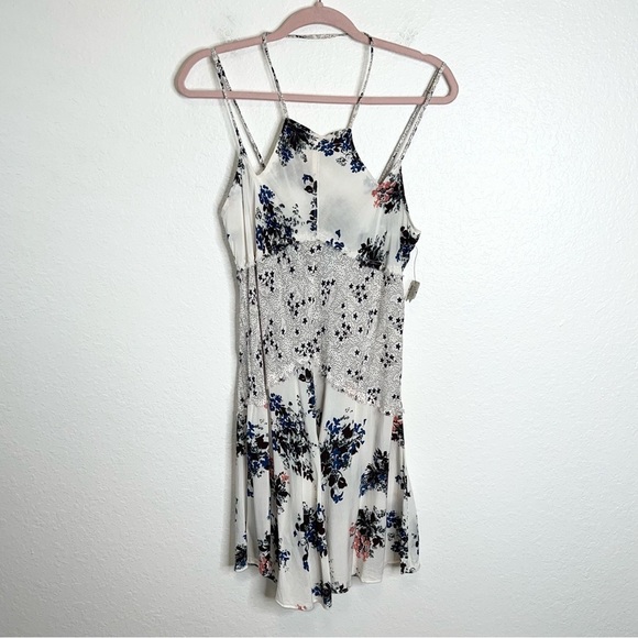 Free People Dress Women XS Slip Floral Stars White Strappy Intimately J - Picture 3 of 11